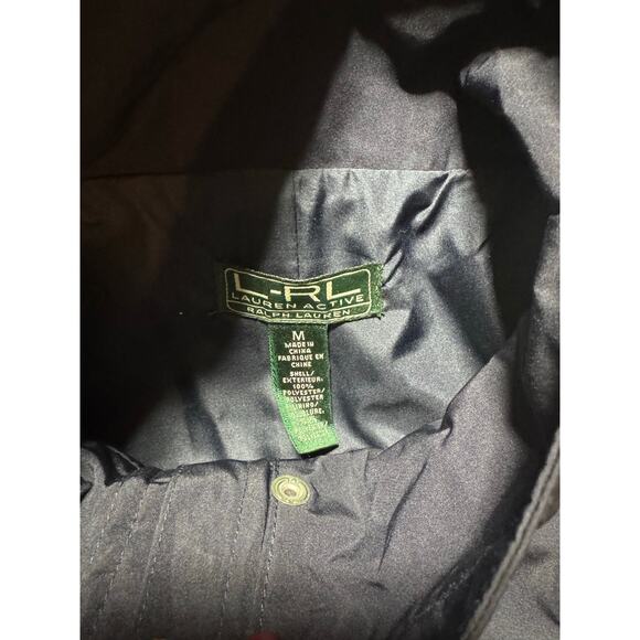 Lauren Ralph Lauren Active Nautical Lobster Clasp Jacket Navy Blue W Medium - Picture 11 of 13